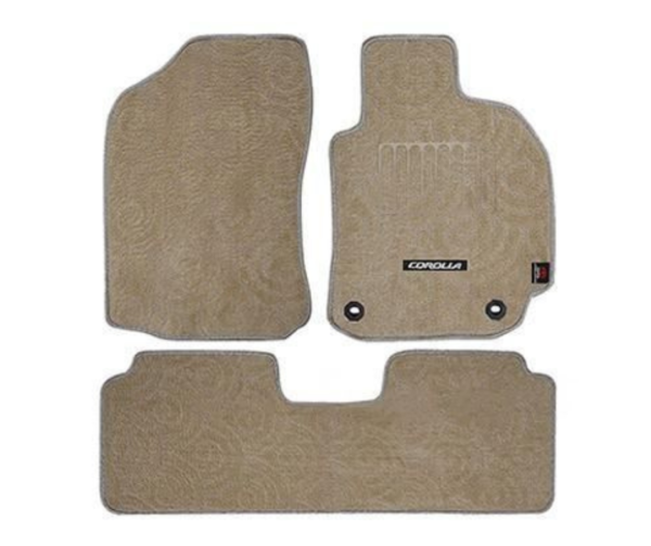 Toyota Corolla 2014-2022 Carpet Beige Car Floor Mats